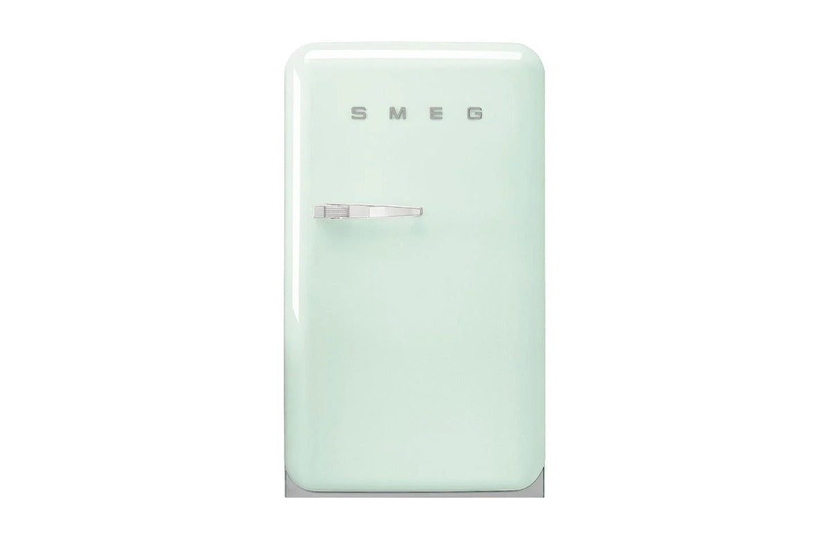 Smeg 50's Style Freestanding Minibar Fridge Freezer | Right Hinge | FAB10RPG6 | Pastel Green