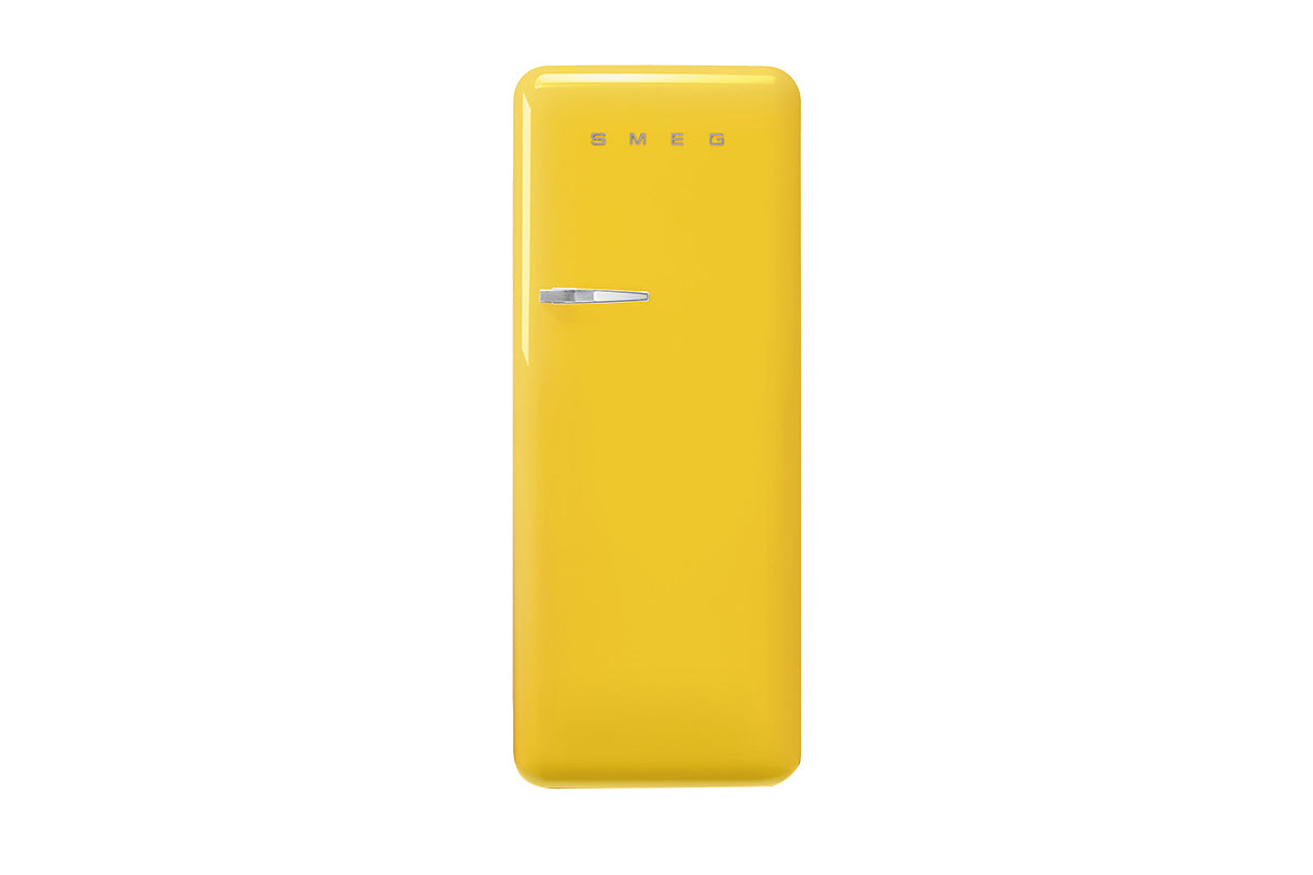Smeg 50's Style Freestanding Fridge Freezer | Right Hinge | FAB28RYW6 | Yellow