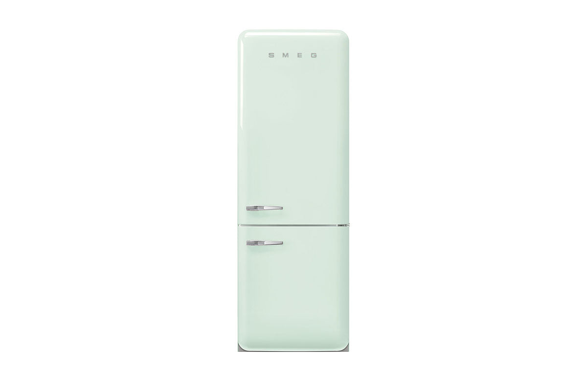Smeg 50's Style Freestanding Fridge Freezer | Right Hinge | FAB38RPG6 | Pastel Green
