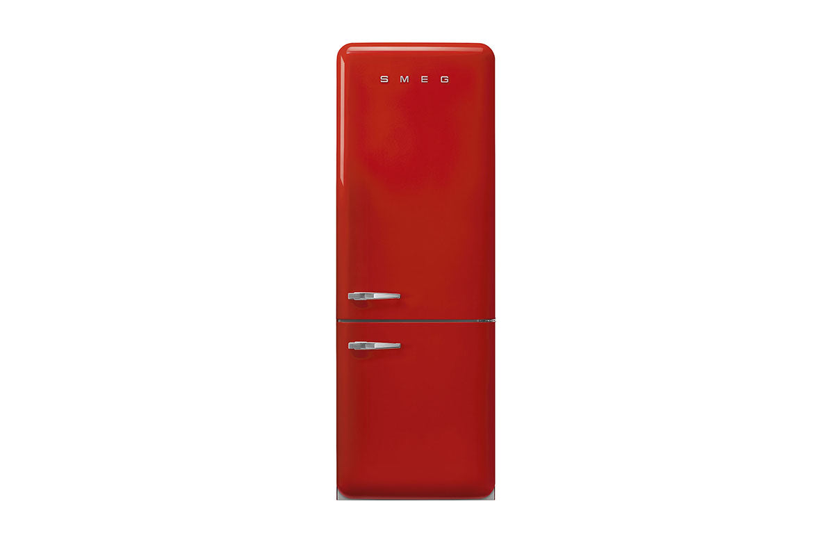 Smeg 50's Style Freestanding Fridge Freezer | Right Hinge | FAB38RRD6 | Red
