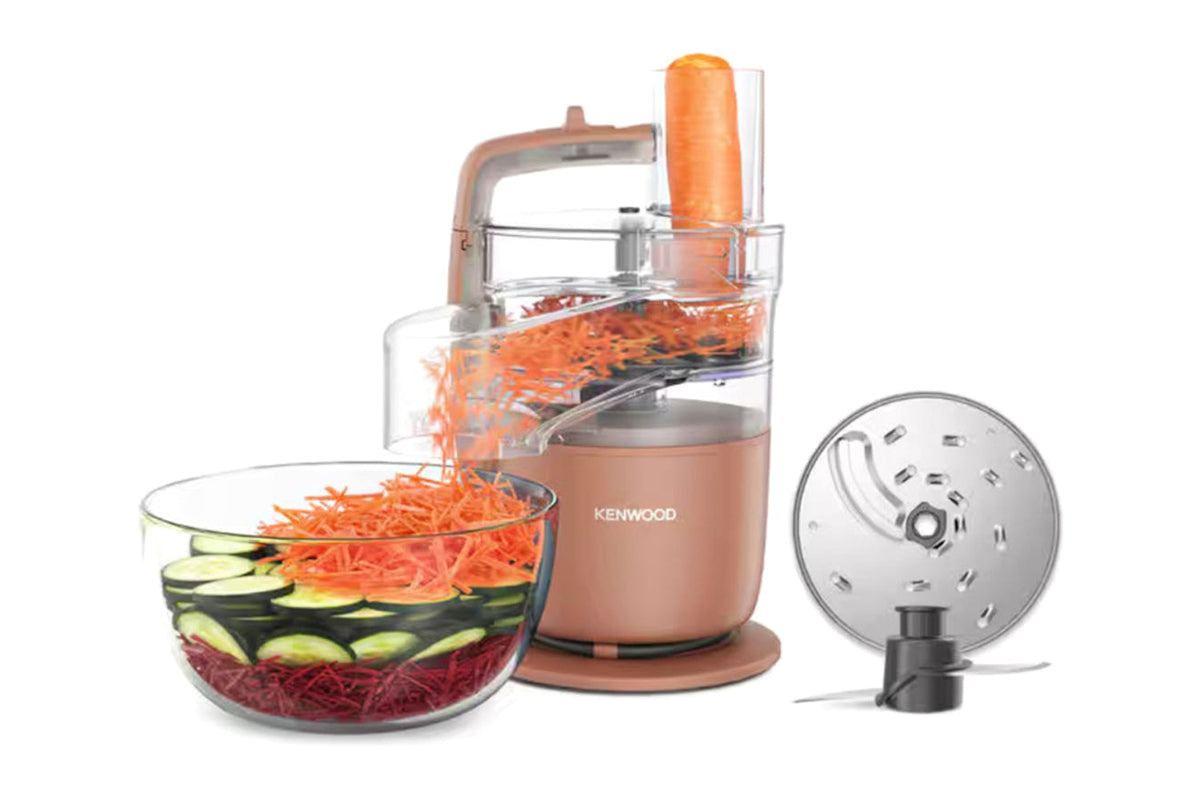 Kenwood 1.3L MultiPro Go Food Processor | FDP22.130RD | Clay Red
