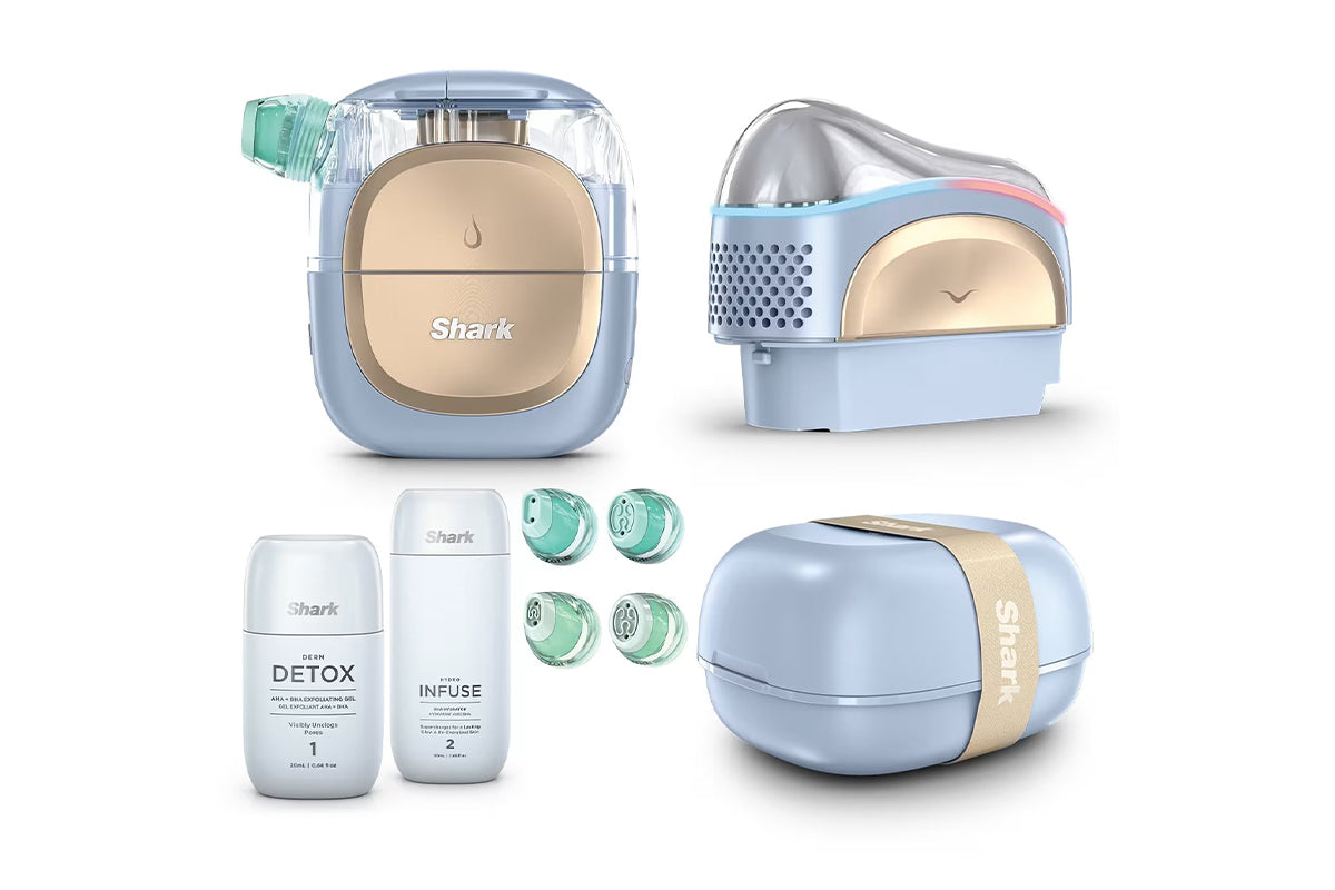 Shark FacialPro Glow Boosting At-Home Facial System | FH320UK | Spa Blue