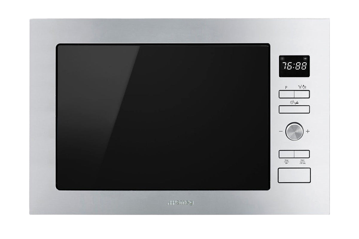 Smeg 25L 900W Built-in Microwave | FMI425X | Stainless Steel