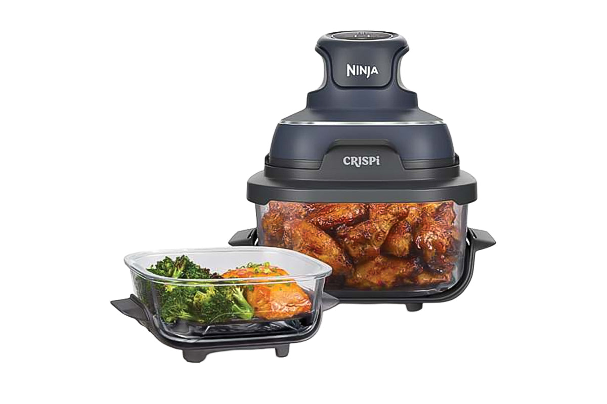 Ninja CRISPi 4-in-1 Portable Glass Air Fryer | FN101UKGY |  Blue