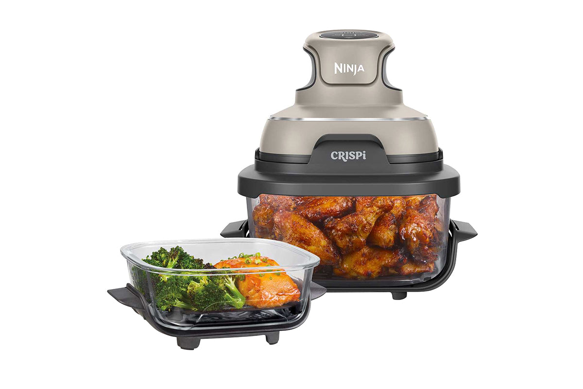 Ninja CRISPi 4-in-1 Portable Glass Air Fryer | FN101UKST | Stone