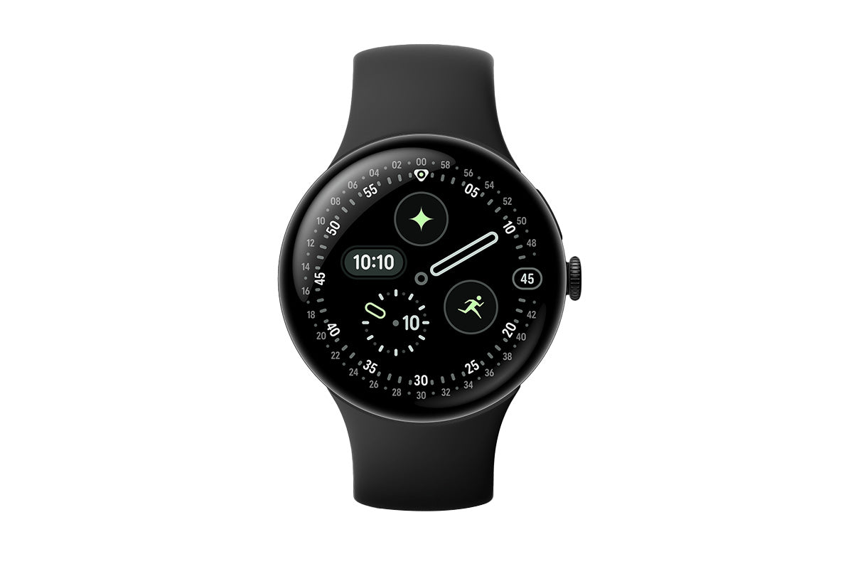 Google Pixel Watch 4 | 45mm | Matte/Obsidian Black