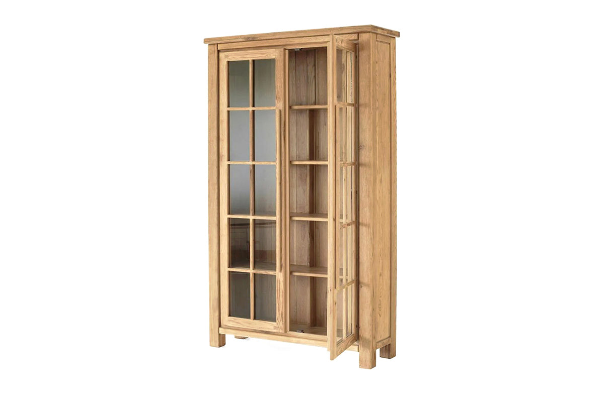 Hamilton Display Cabinet | Extra Large | Oak
