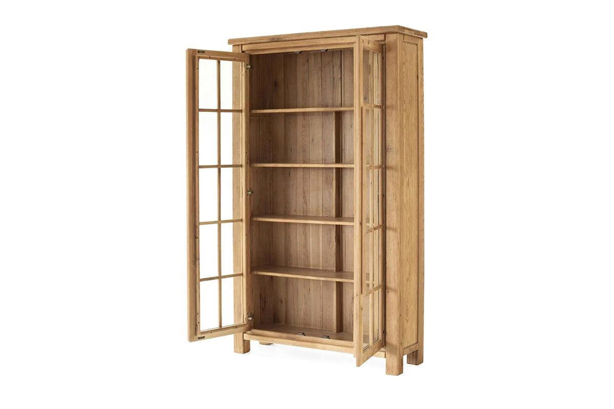 Hamilton Display Cabinet | Extra Large | Oak