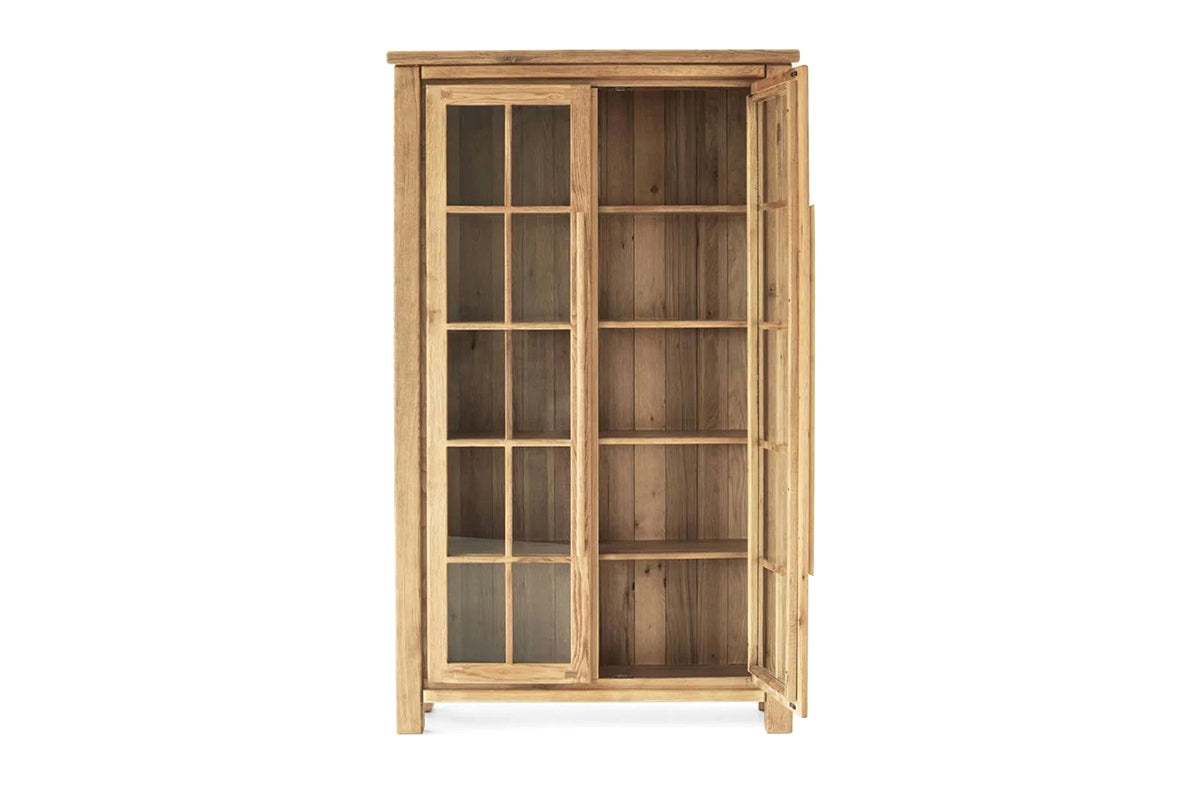 Hamilton Display Cabinet | Extra Large | Oak