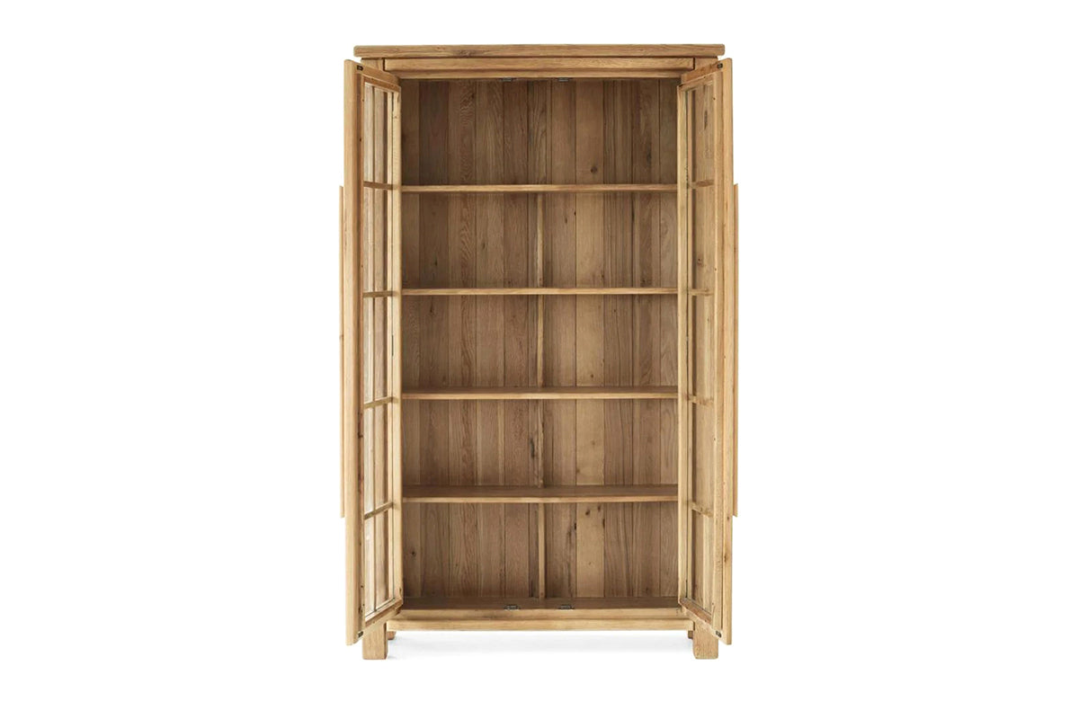 Hamilton Display Cabinet | Extra Large | Oak