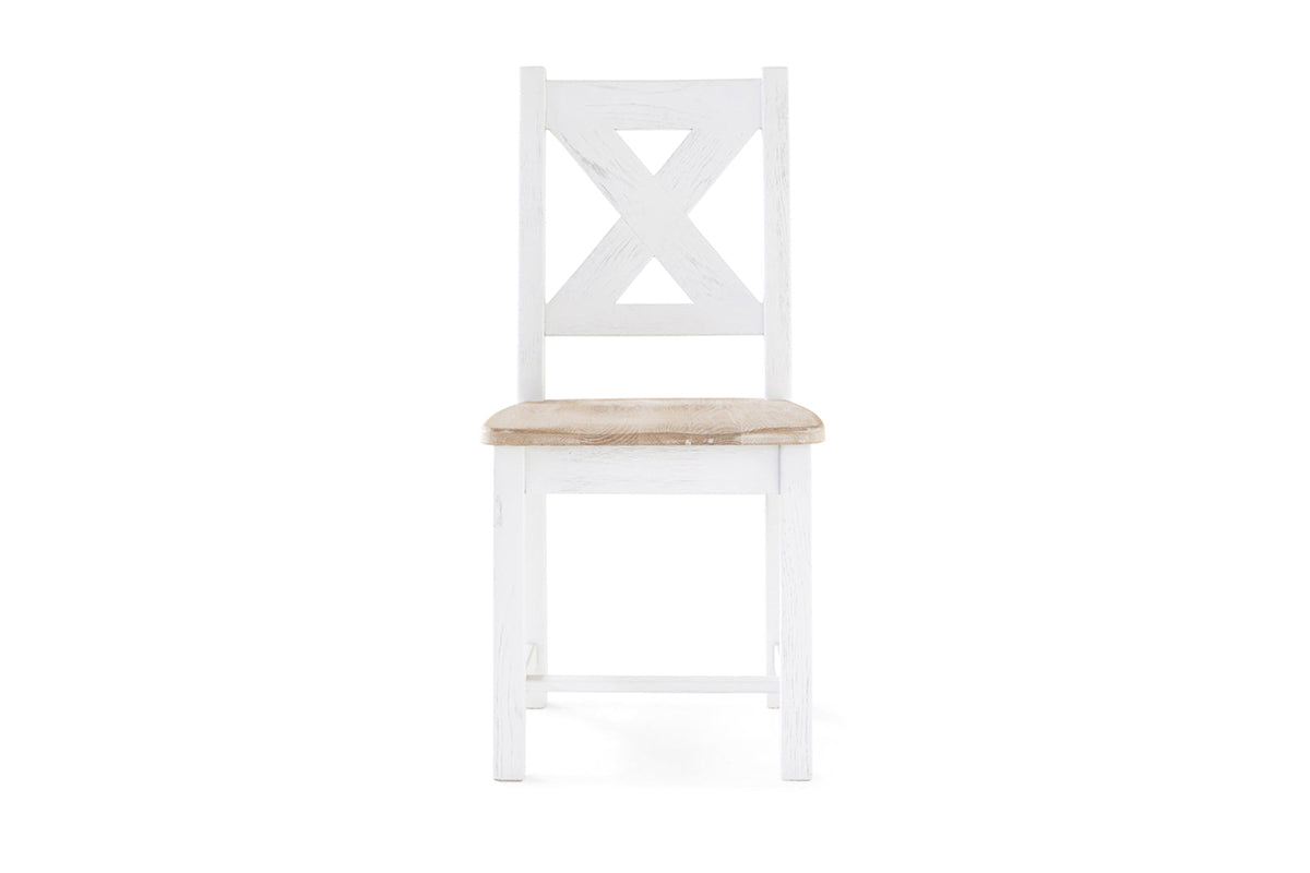 Savannah Cross Dining Chair | Oak | Colour Options