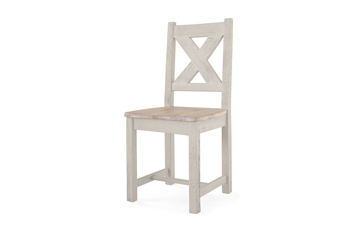 Savannah Cross Dining Chair | Oak | Colour Options