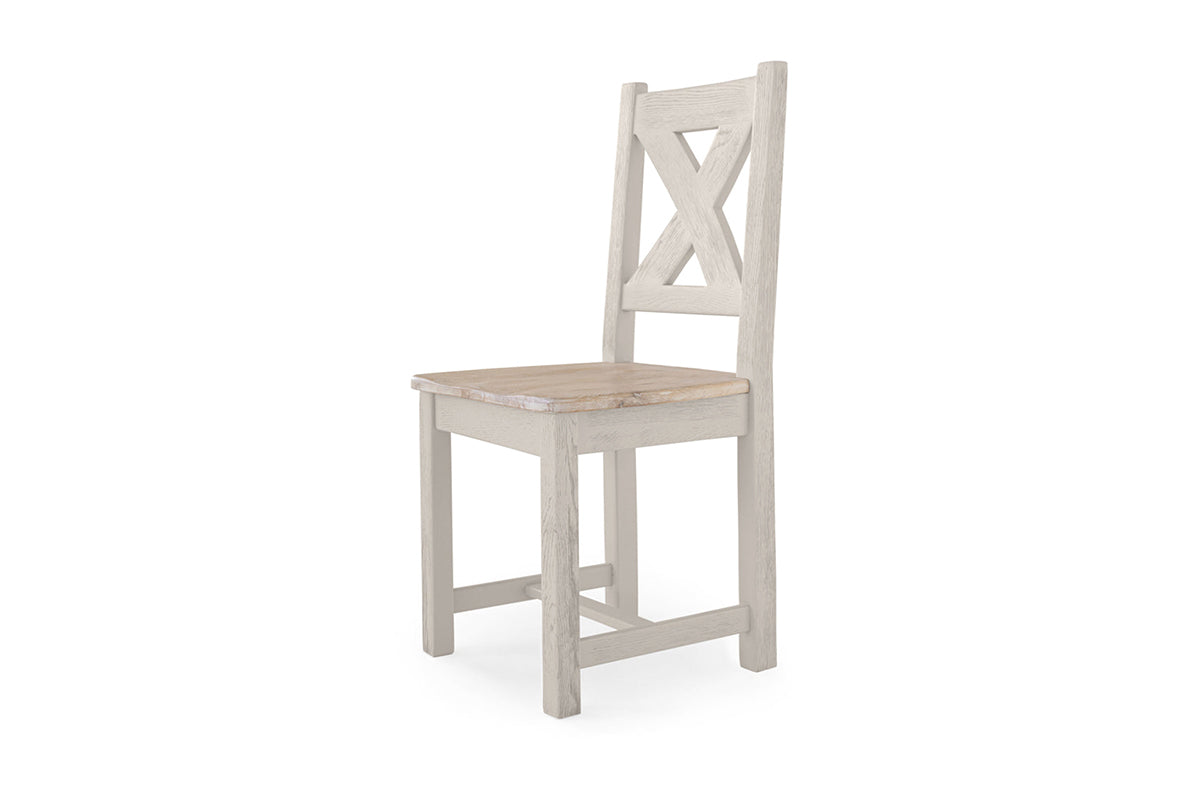 Savannah Cross Dining Chair | Oak | Colour Options