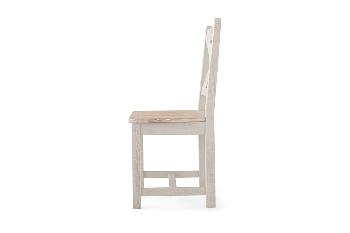 Savannah Cross Dining Chair | Oak | Colour Options