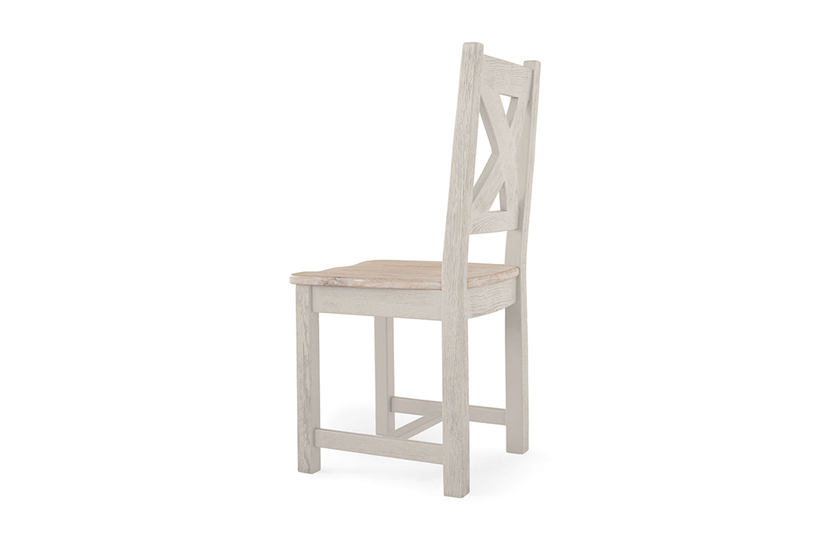 Savannah Cross Dining Chair | Oak | Colour Options