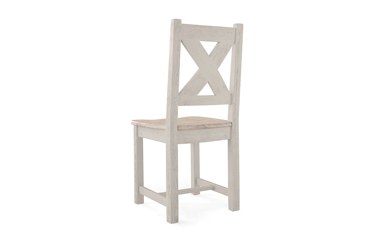 Savannah Cross Dining Chair | Oak | Colour Options