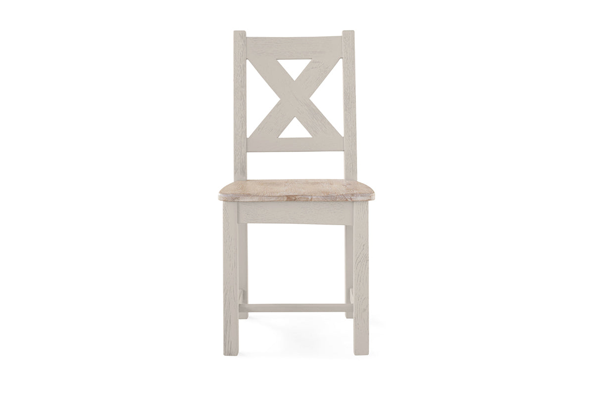 Savannah Cross Dining Chair | Oak | Colour Options