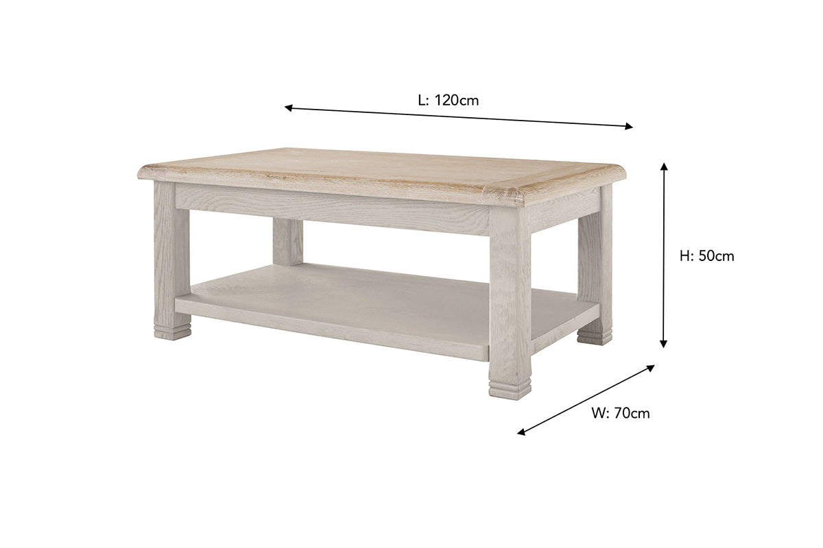 Savannah Coffee Table | Colour Options | Oak | Rectangular