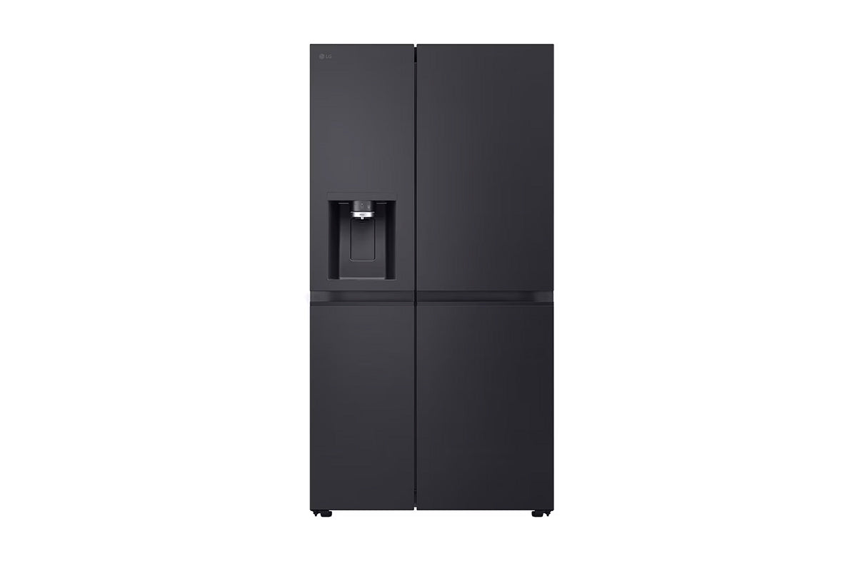LG Side-By-Side Freestanding American Fridge Freezer | GSLE91EVAB | Essence Black Steel