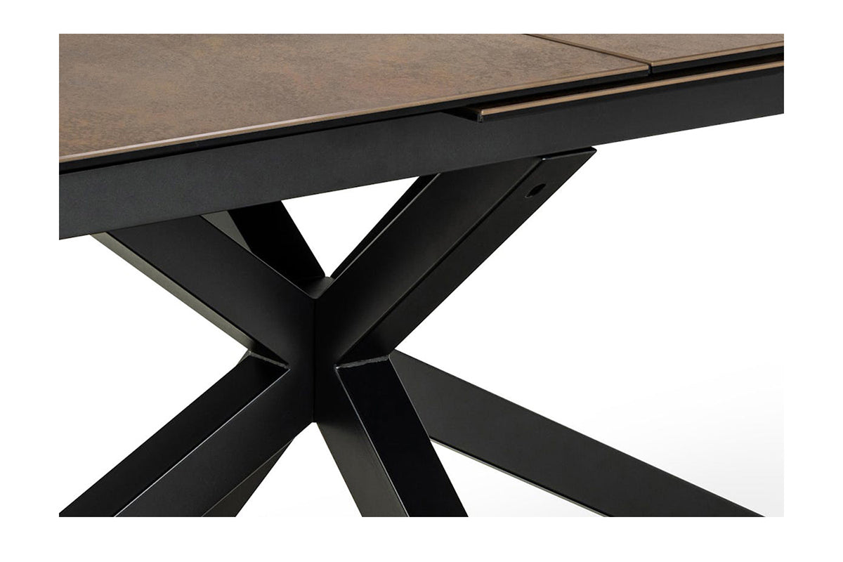 Harlie Rectangular Extending Dining Table | 240cm | Brown