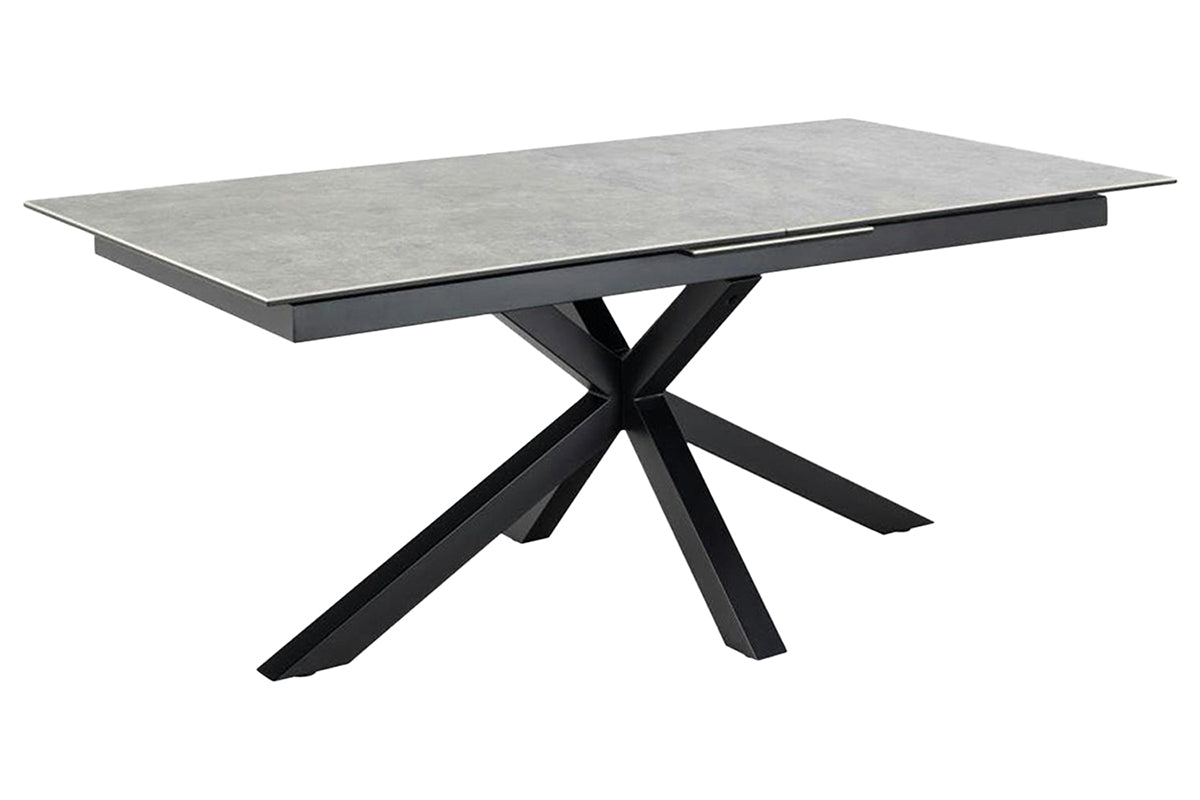 Harlie Rectangular Extending Dining Table | 168 - 210 cms | Grey