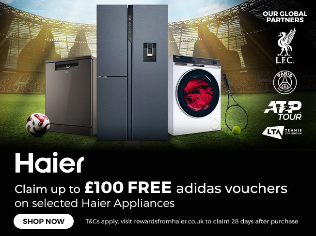 Claim up to £100 Adidas vouchers with Haier.