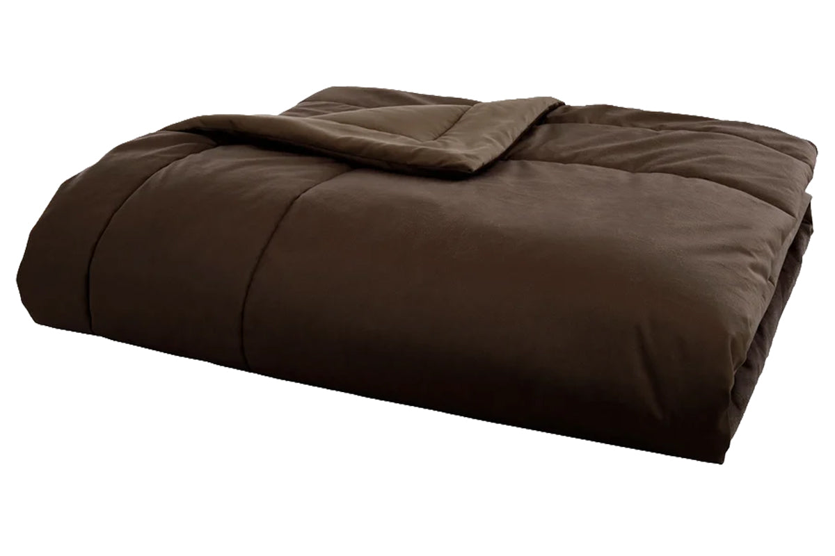 Harlan Bedspread | 235 x 235 cm | Chocolate-3