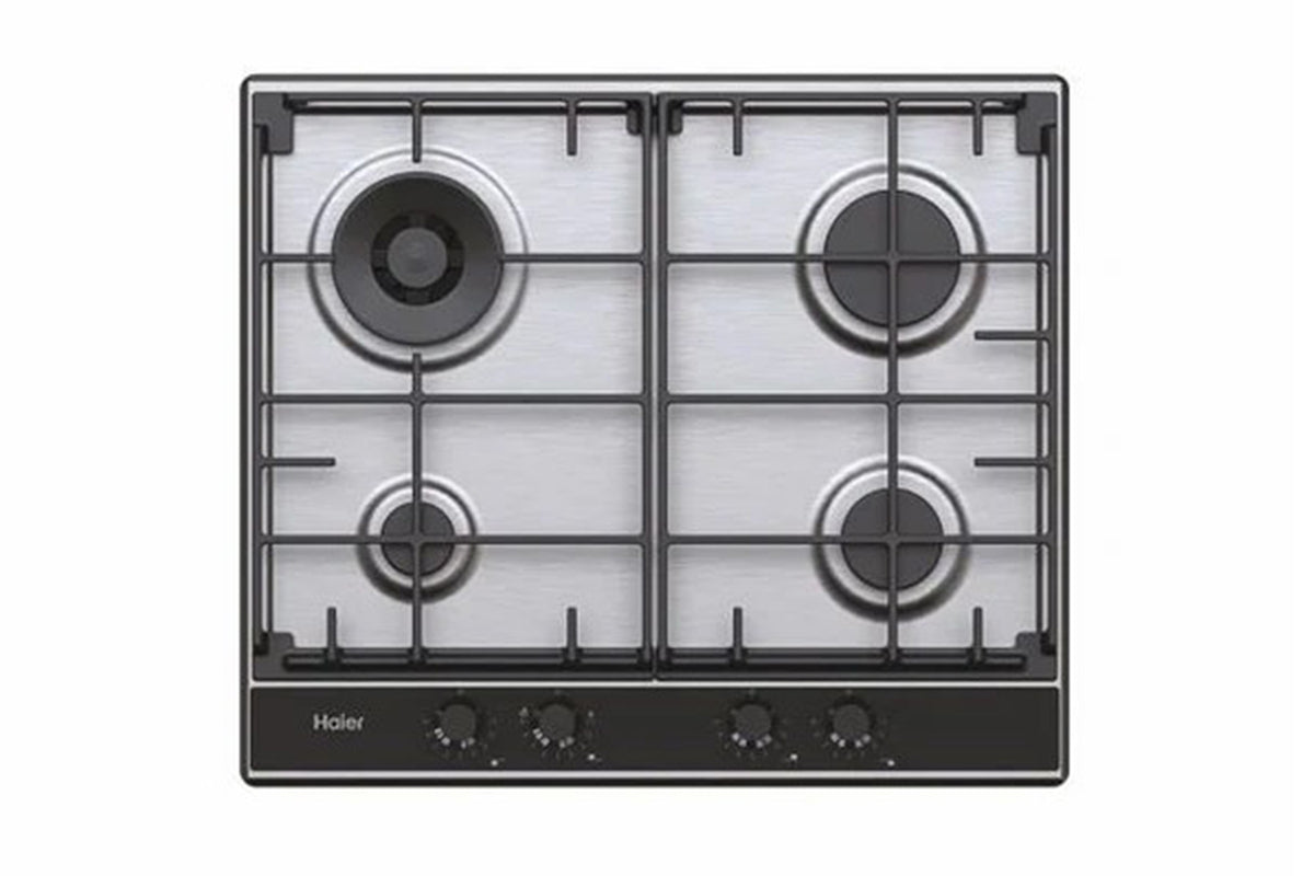 Haier Series 2 4 Burners Gas Hob | HAHG6BR4S2X | Stainless Steel