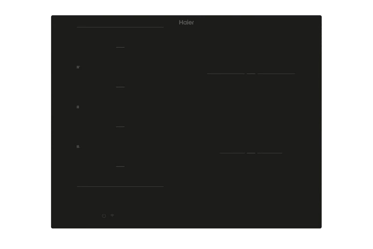 Haier ID Series 4 Zone Induction Hob | HAMTB56IRB1S | Black