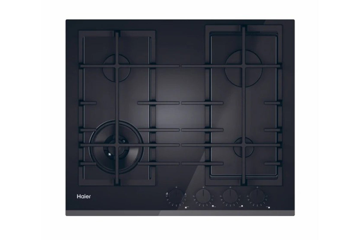 Haier Series 4 60cm 4 Burners Gas Hob | HAVG6BF4TBPB | Black