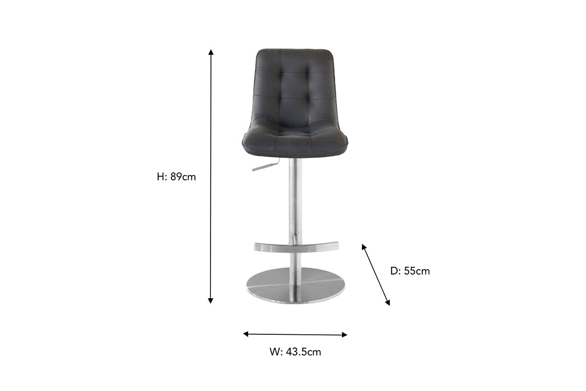 Modena Bar Stool | Grey