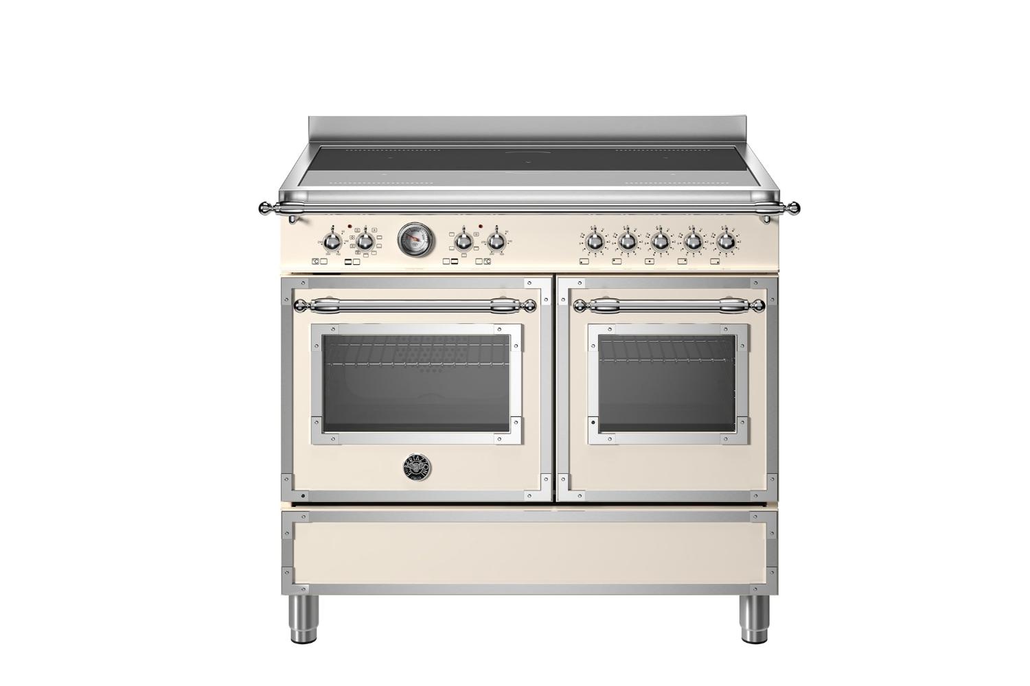 Bertazzoni 100cm Heritage Series Freestanding Electric Range Cooker | HER105I2EAVT | Avorio