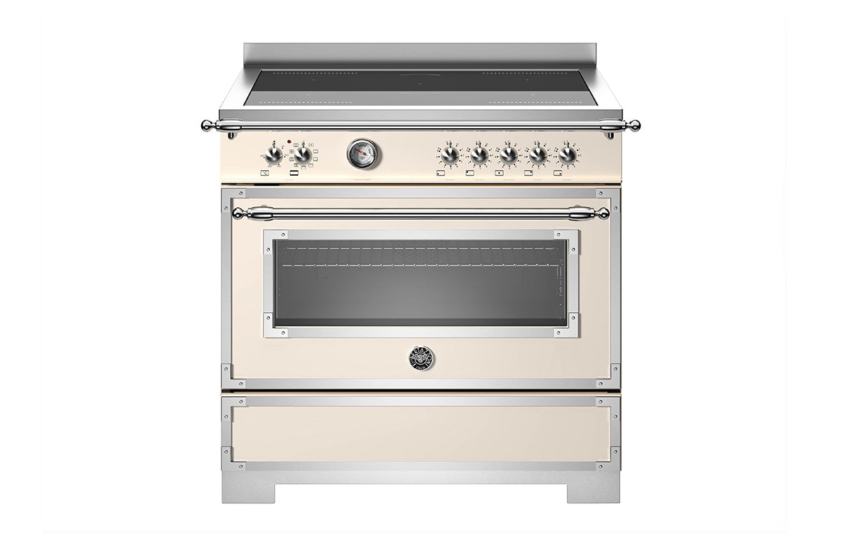 Bertazzoni Heritage Series 90cm Electric Range Cooker | HER95I1EAVT2 | Ivory