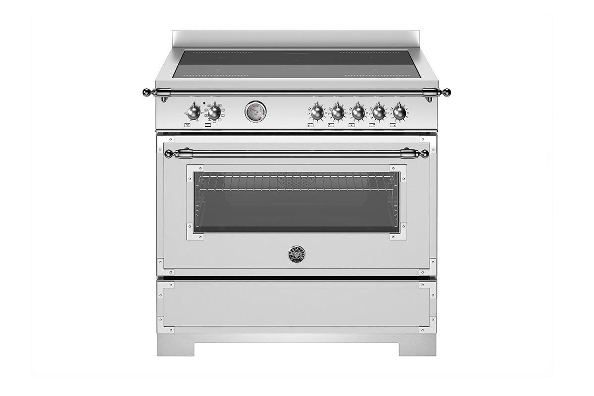 Bertazzoni Heritage Series 90cm Electric Range Cooker | HER95I1EXT2 | Stainless Steel