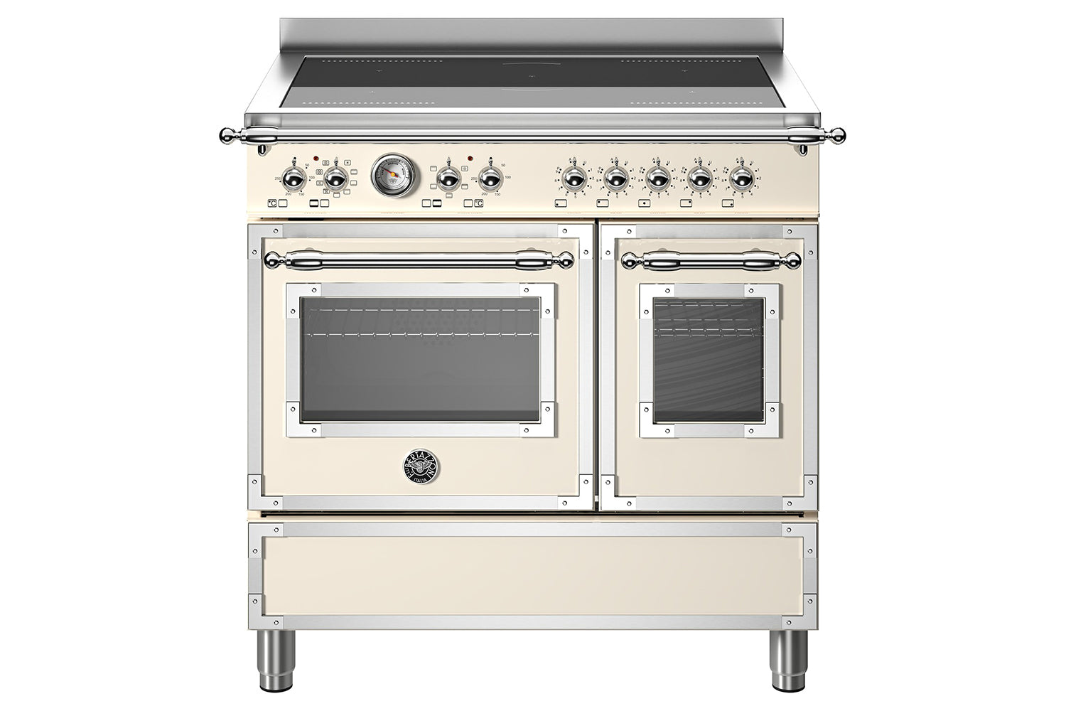 Bertazzoni 90cm Heritage Series Freestanding Electric Range Cooker | HER95I2EAVT | Avorio