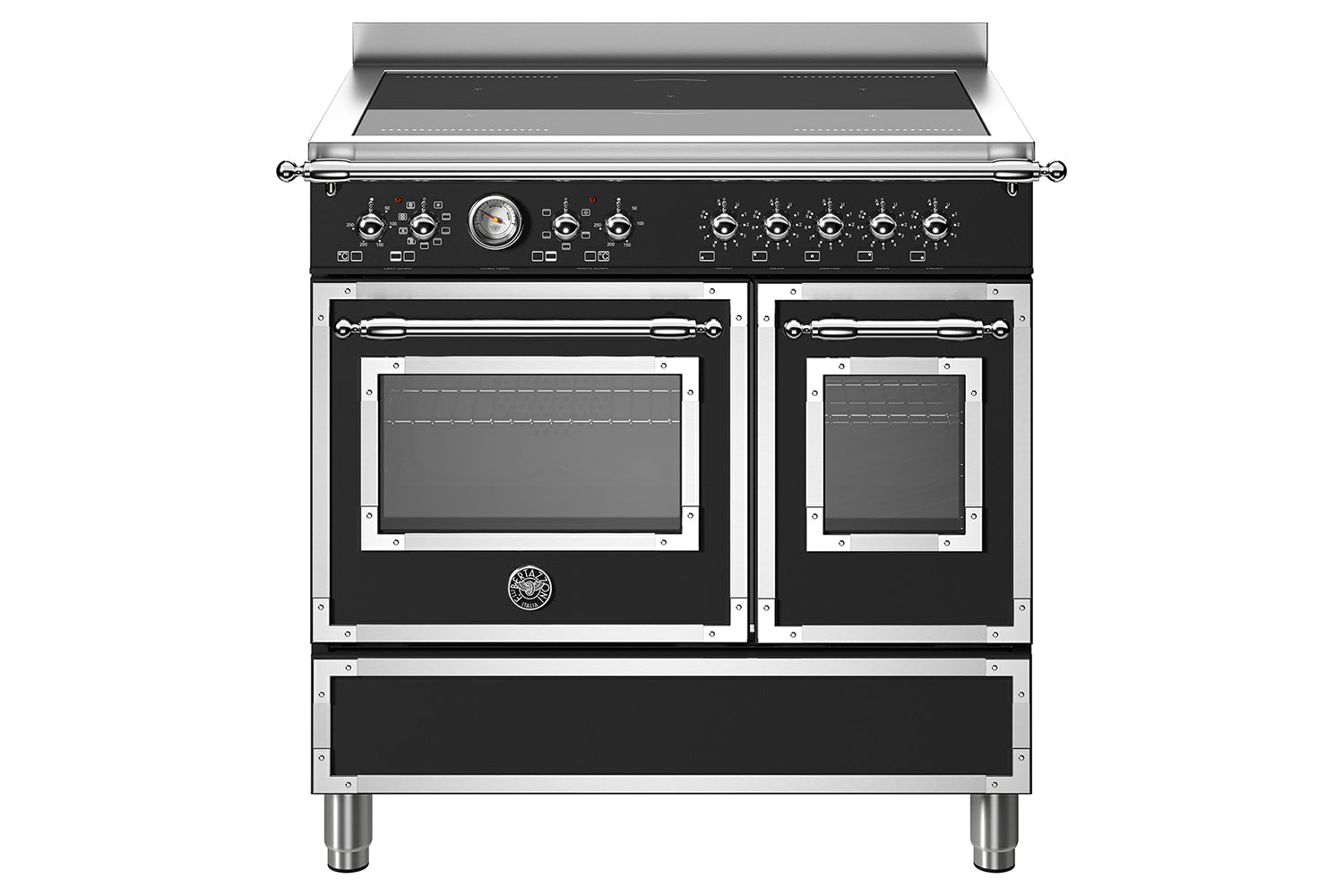 Bertazzoni 90cm Heritage Series Freestanding Electric Range Cooker | HER95I2ENET | Nero Matt