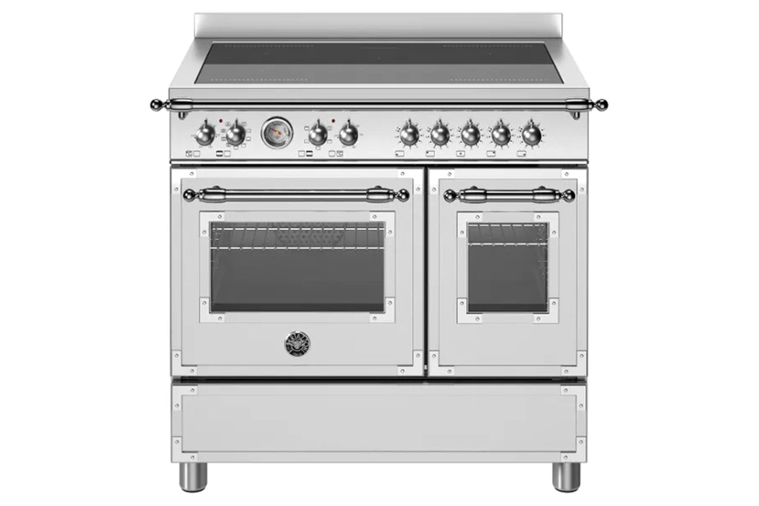 Bertazzoni 90cm Heritage Series Freestanding Electric Range Cooker | HER95I2EXT | Stainless Steel