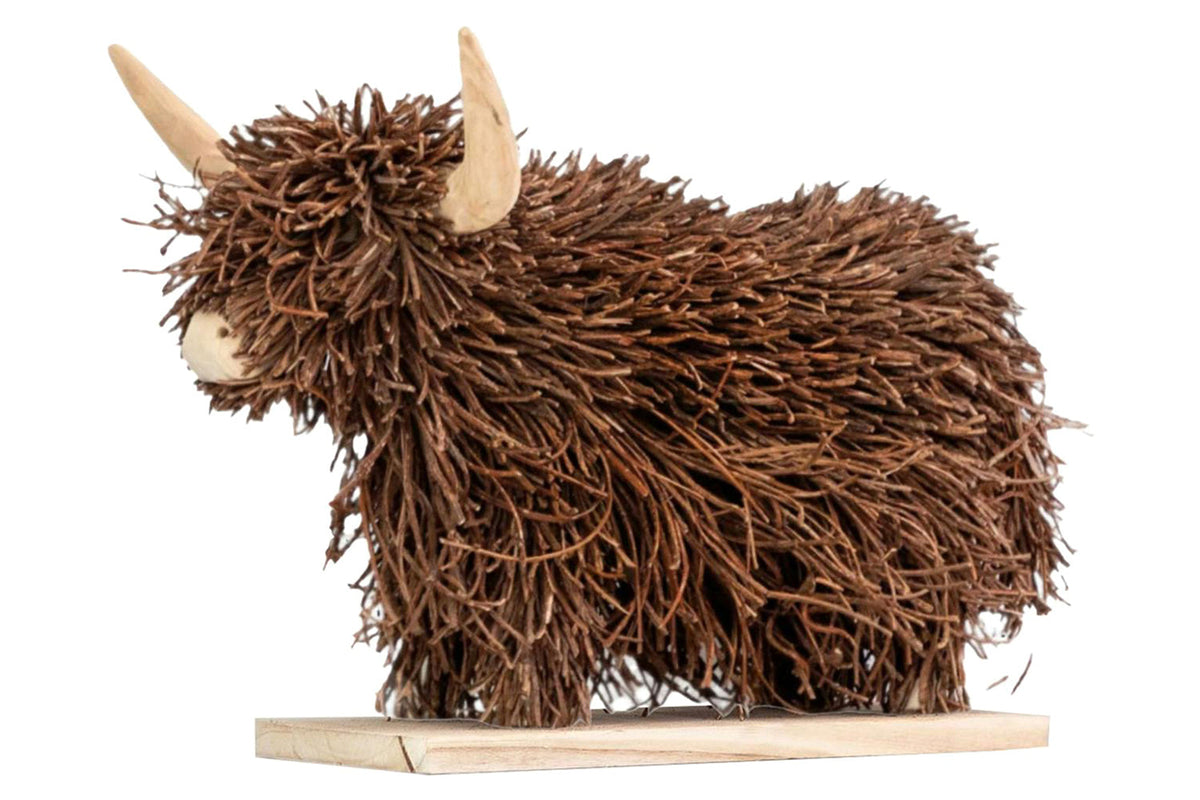 Hewie Highland Cow Standing Sculpture