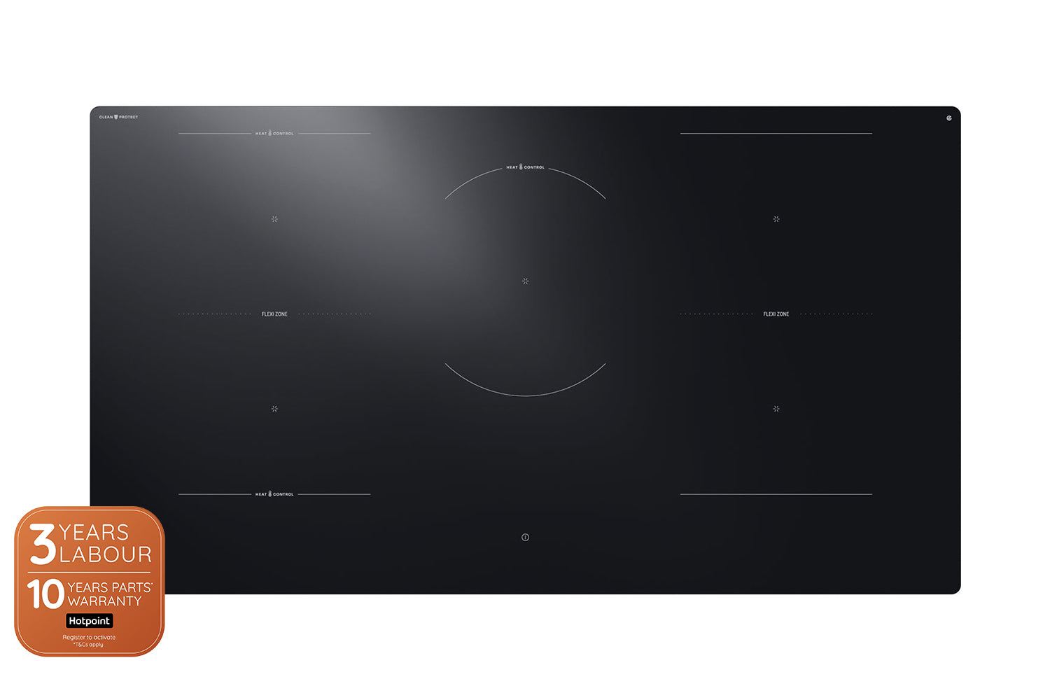Hotpoint 90cm 5 Zone Induction Hob | Black | HEX9024DCFF2