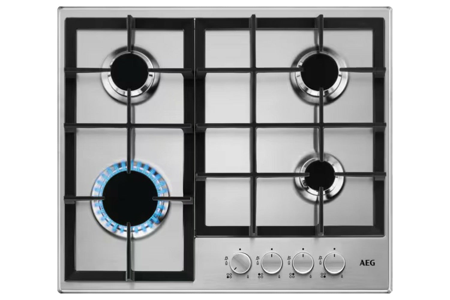 AEG 3000 Series Slim Line 60cm Built-in Gas Hob | HGE64200SM