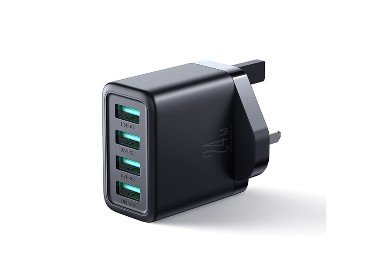 Joyroom 4.8A 4 USB Charger | Black
