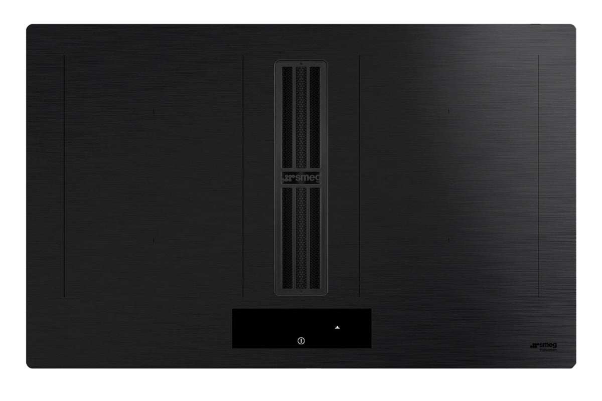 Smeg Classic 83cm 4 Zones Electric Hob with Hood | HOBD382MB2 | Matte Black