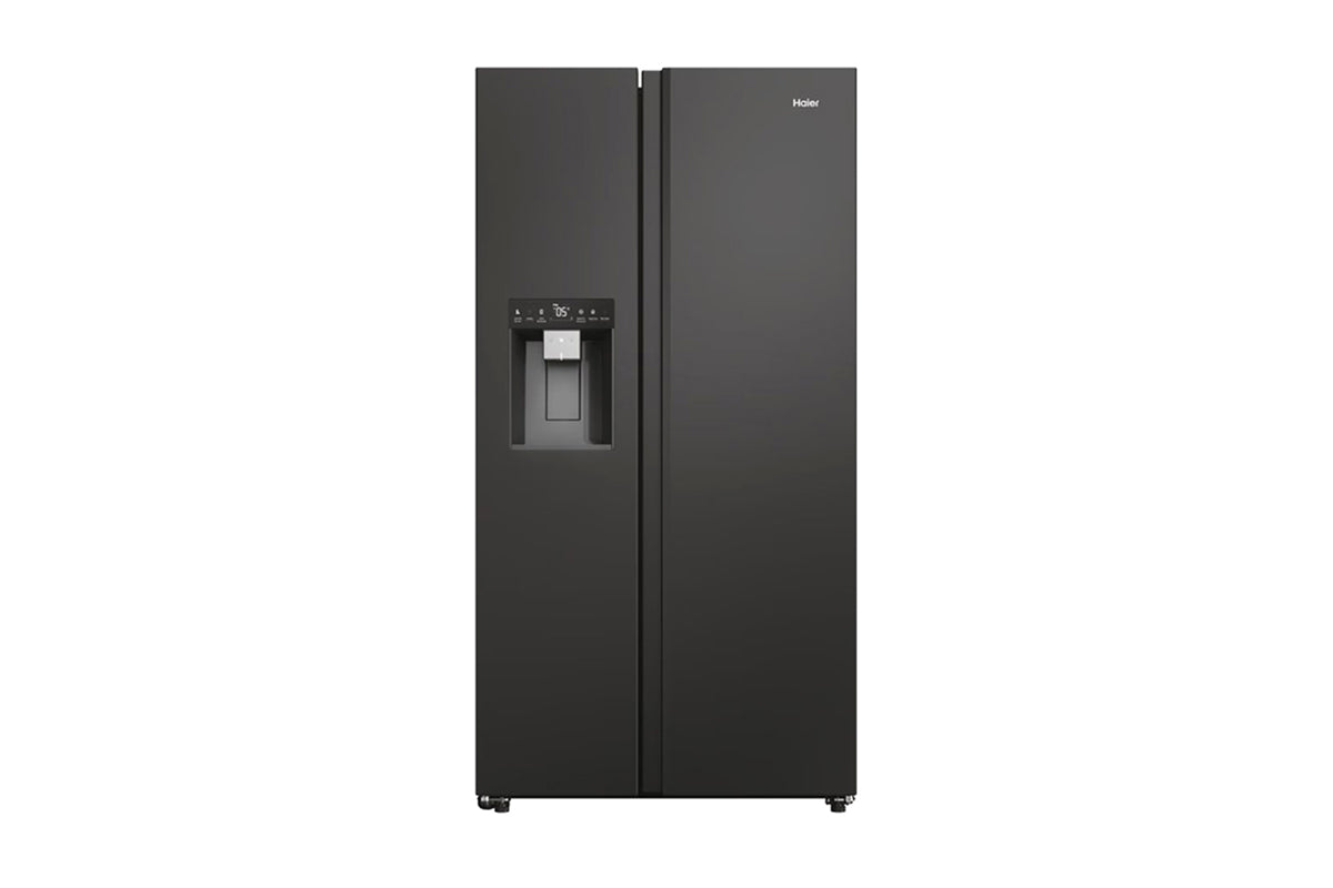Haier SBS 90 Series 7 Freestanding American Fridge Freezer | HSW79F18DIPT | Slate Black