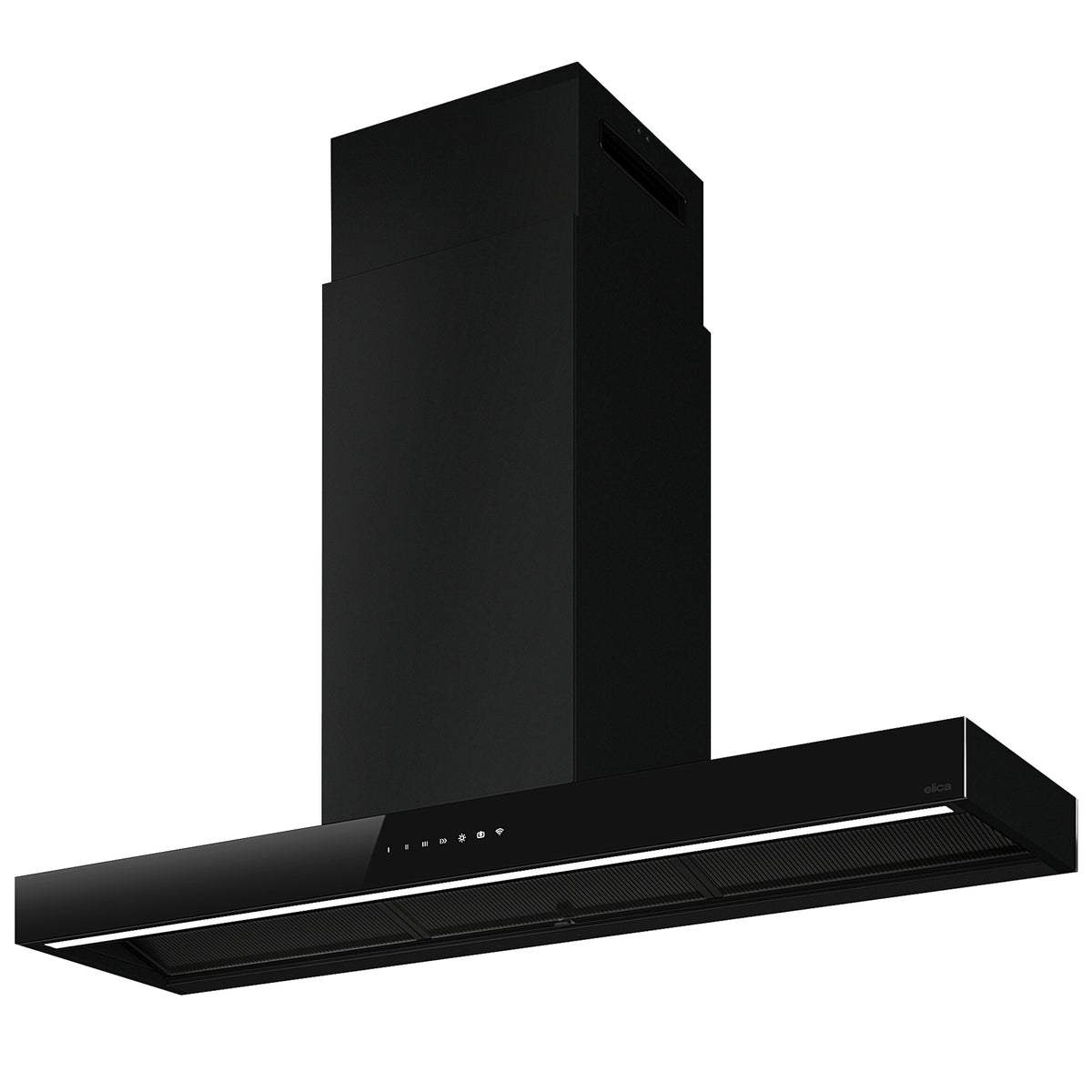 Elica 120cm Haiku Dry Island Cooker Hood | HAIKUDRYISLROA | Black