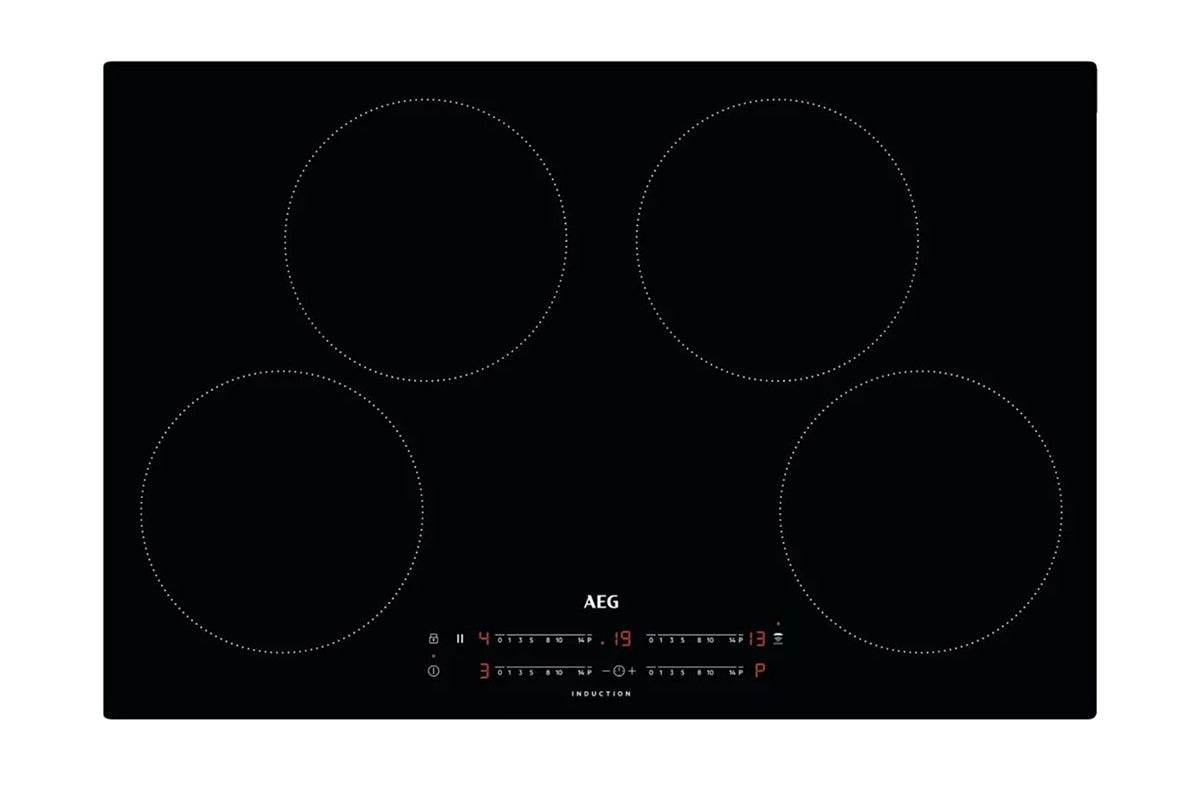 AEG 5000 Series 80cm 4 Zones Induction Hob | IKX84401CB | Black