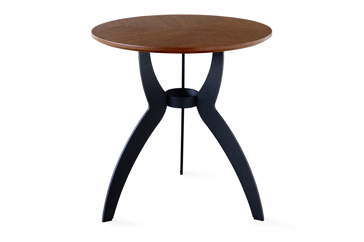 Ivy Wooden Top End Table | Brown