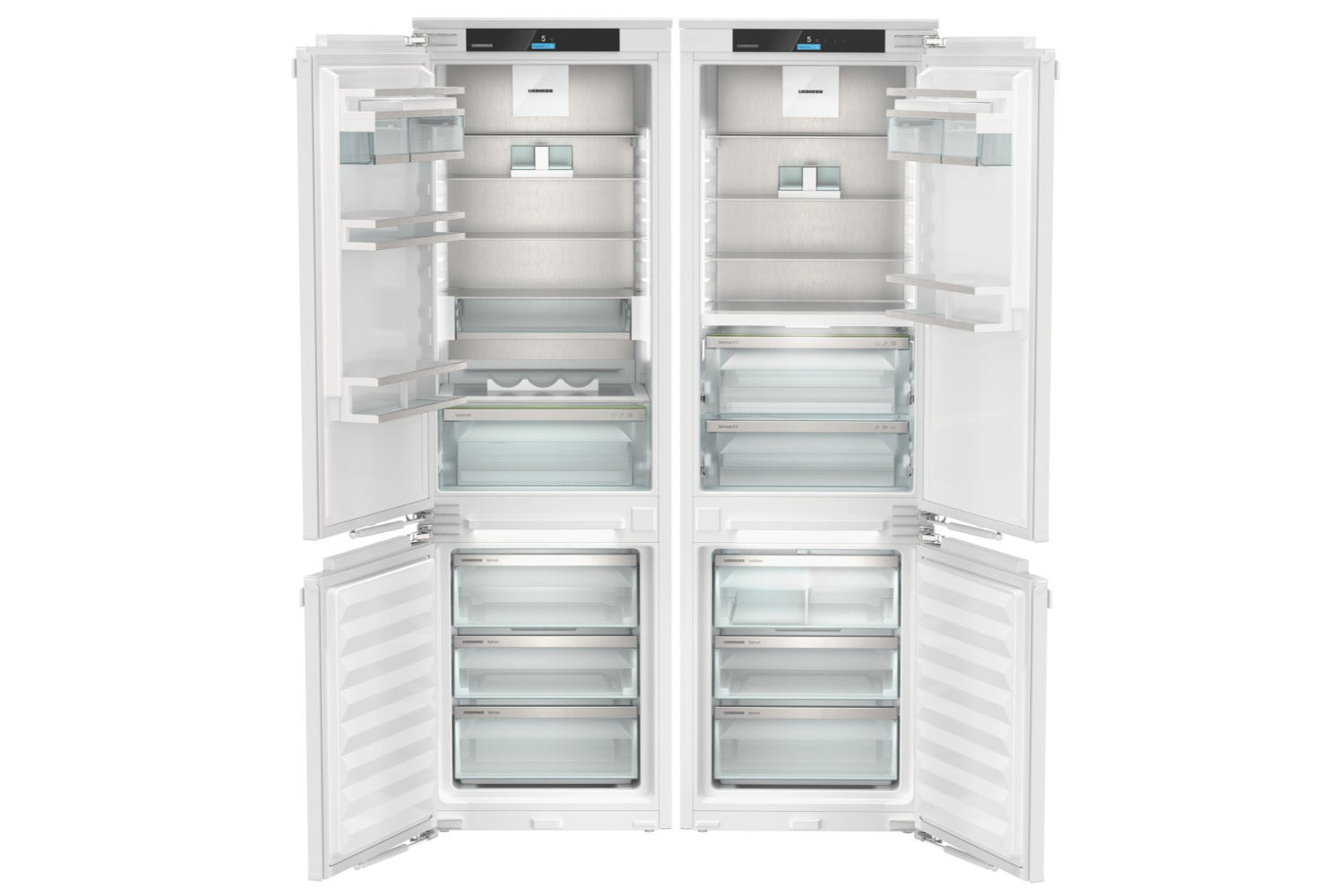 Liebherr Prime BioFresh Side-by-Side Built-in Fridge Freezer | IXCC5165 | White