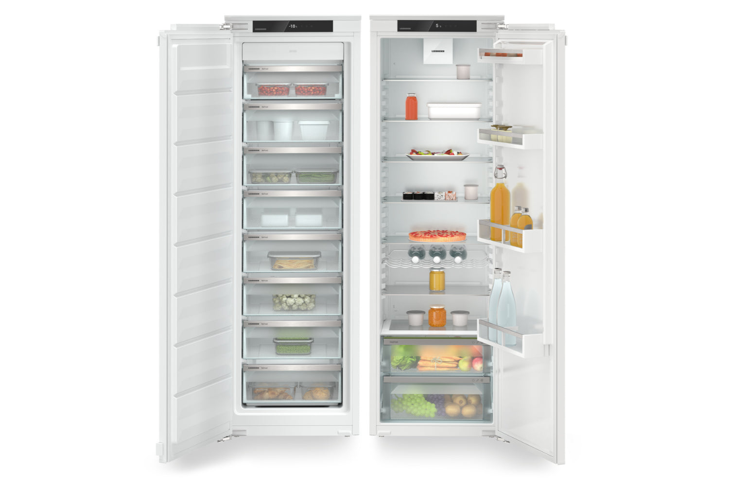 Liebherr Pure NoFrost Built-in Fridge Freezer | Right Hinged | IXRF5100