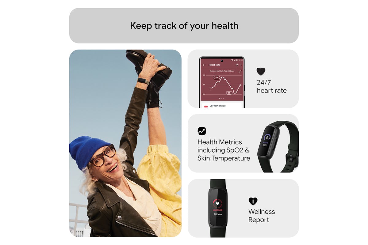 Fitbit INSPIRE 3 MIDNIGHT ZEN BLACK　新品　黒 FITBIT Inspire 3 Fitness Tracker - Midnight Zen, Universal  |New|UK|QikShip|Wrnty