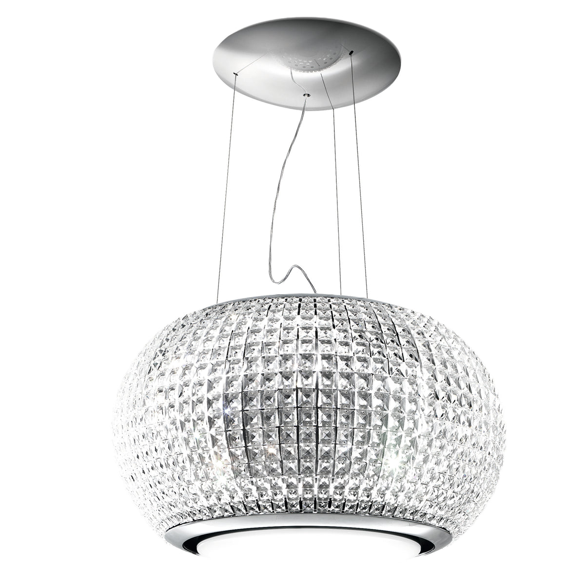 Elica 65cm Interstellar Island Cooker Hood | INTERSTELLARWH | Stainless Steel